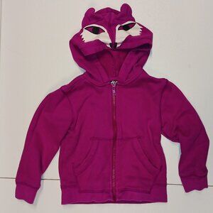 Tea Collection Fox Hoodie Girls Size 2